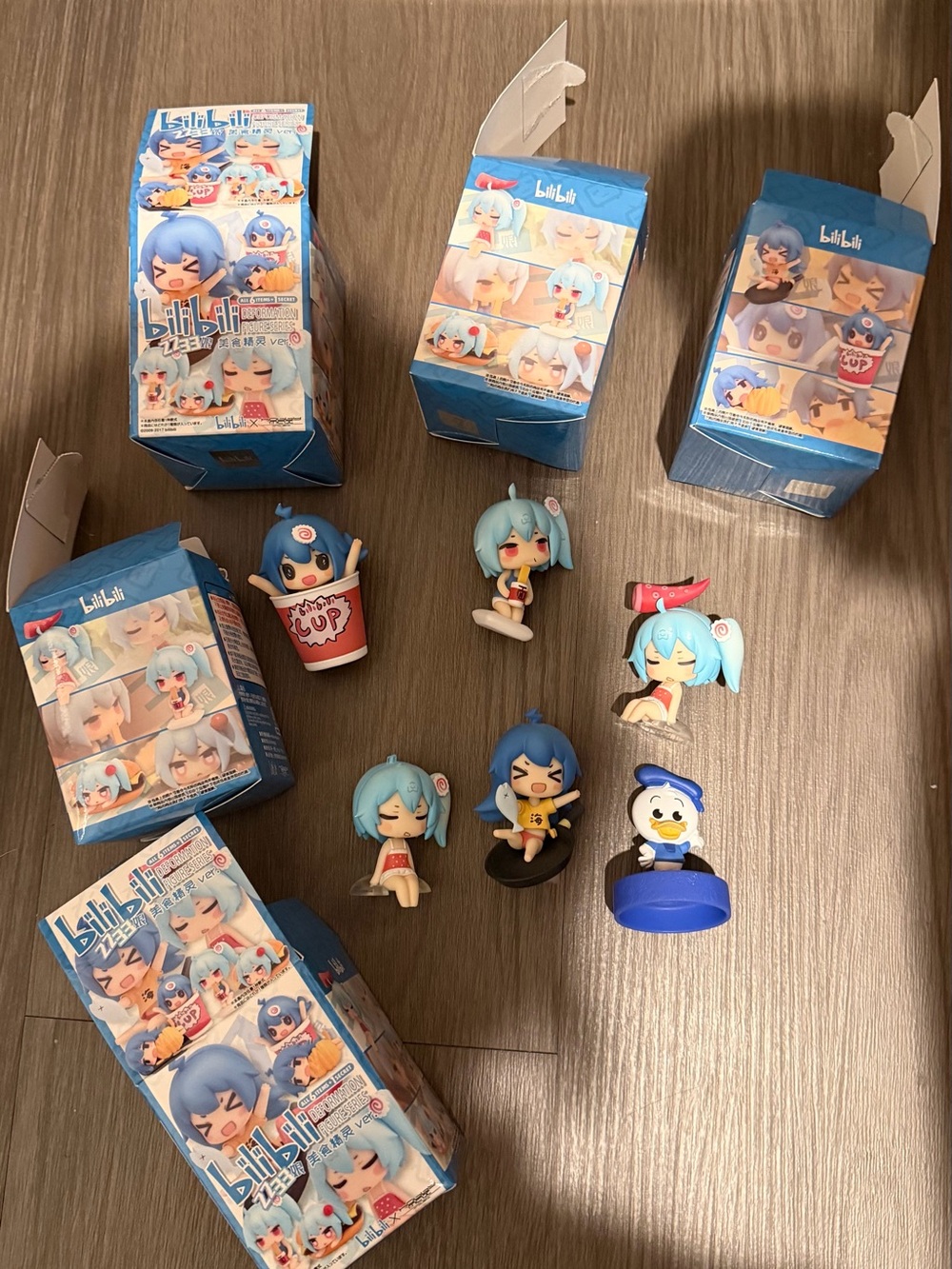 bilibili Anime Blind Box Figure Set - Blue